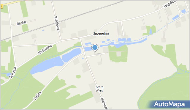 Jeżewice gmina Tarczyn, Parkowa, mapa Jeżewice gmina Tarczyn