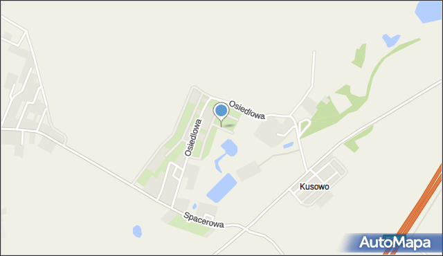 Kusowo gmina Dobrcz, Pawia, mapa Kusowo gmina Dobrcz