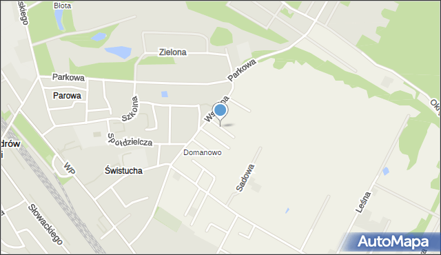 Łazieniec, Paderewskiego Ignacego Jana, mapa Łazieniec