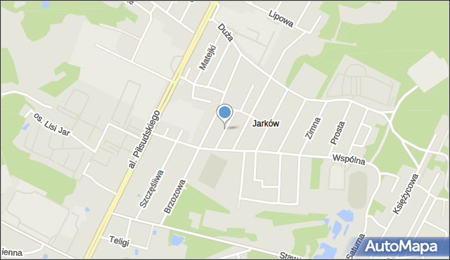 Marki powiat wołomiński, Partyzantów, mapa Marki powiat wołomiński