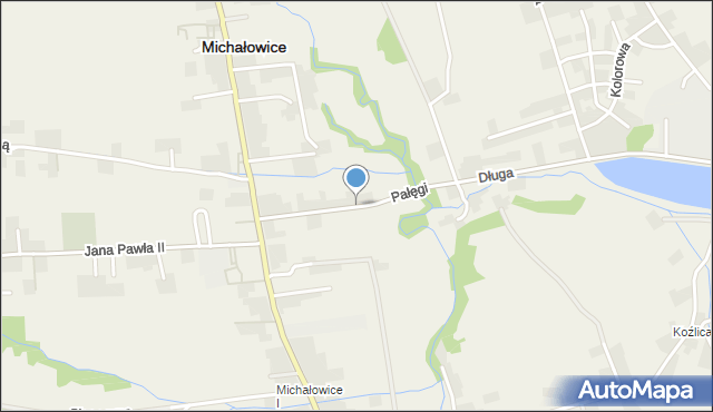 Michałowice powiat krakowski, Pałęgi Mariana, ks., mapa Michałowice powiat krakowski