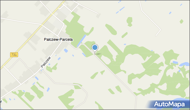 Palczew-Parcela, Palczew-Parcela, mapa Palczew-Parcela