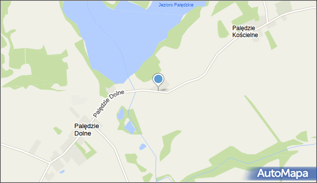 Palędzie Dolne, Palędzie Dolne, mapa Palędzie Dolne