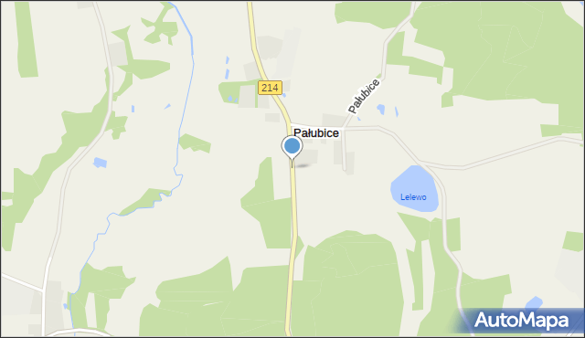 Pałubice, Pałubice, mapa Pałubice