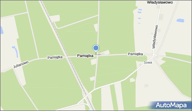 Pamiątka, Pamiątka, mapa Pamiątka