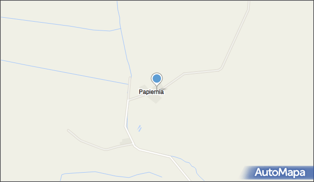 Papiernia gmina Odolanów, Papiernia, mapa Papiernia gmina Odolanów