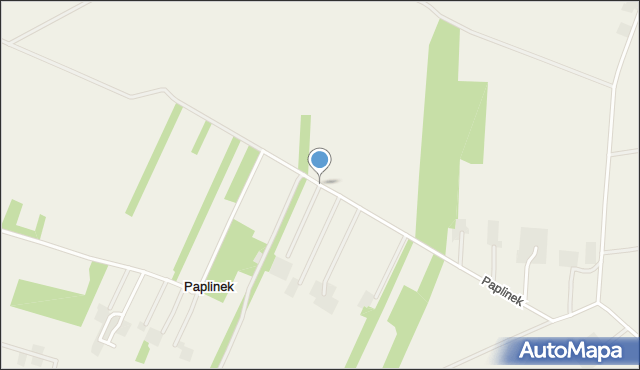 Paplinek, Paplinek, mapa Paplinek