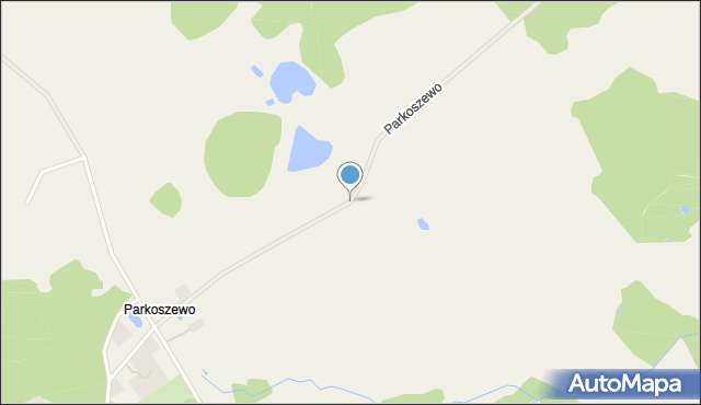 Parkoszewo, Parkoszewo, mapa Parkoszewo