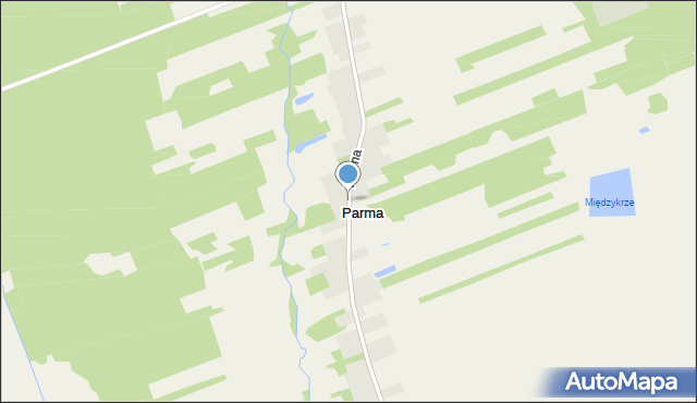 Parma, Parma, mapa Parma