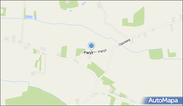 Paryż gmina Pokój, Paryż, mapa Paryż gmina Pokój