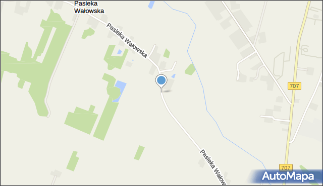 Pasieka Wałowska, Pasieka Wałowska, mapa Pasieka Wałowska