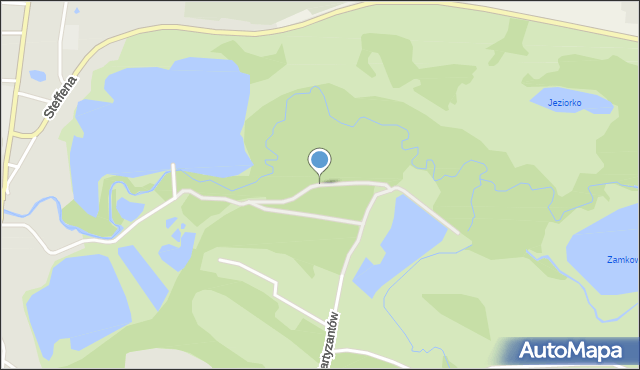 Pasłęk, Park Ekologiczny Pankalli Stanisława, mapa Pasłęk