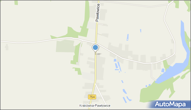 Pawłowice gmina Solec nad Wisłą, Pawłowice, mapa Pawłowice gmina Solec nad Wisłą