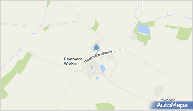 Pawłowice Wielkie, Pawłowice Wielkie, mapa Pawłowice Wielkie