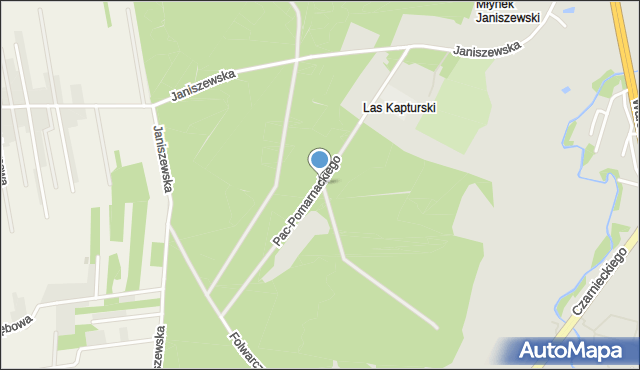 Radom, Pac-Pomarnackiego Leopolda, mapa Radomia