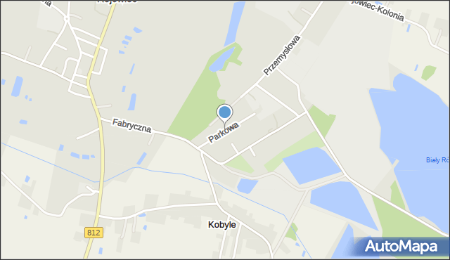 Rejowiec powiat chełmski, Parkowa, mapa Rejowiec powiat chełmski