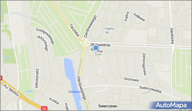 Szczecin, Papugi Jana, mapa Szczecina