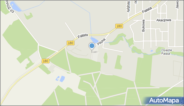 Trzcianka powiat czarnkowsko-trzcianecki, Partyzantów Leśnych, mapa Trzcianka powiat czarnkowsko-trzcianecki