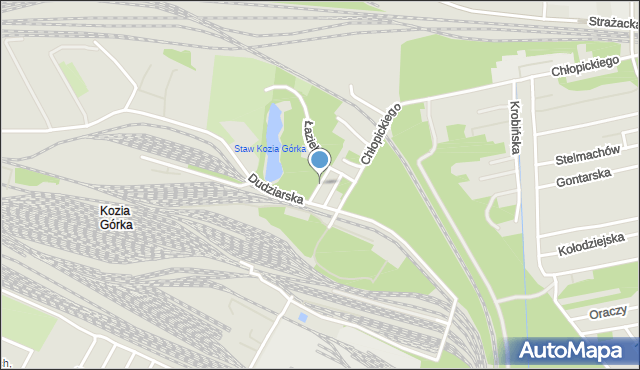 Warszawa, Paśników, mapa Warszawy