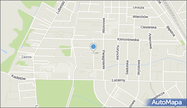 Warszawa, Palmowa, mapa Warszawy