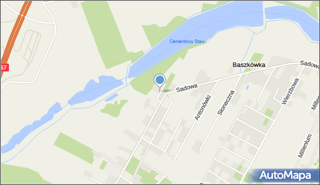 Baszkówka, Petunii, mapa Baszkówka
