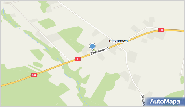 Perzanowo, Perzanowo, mapa Perzanowo