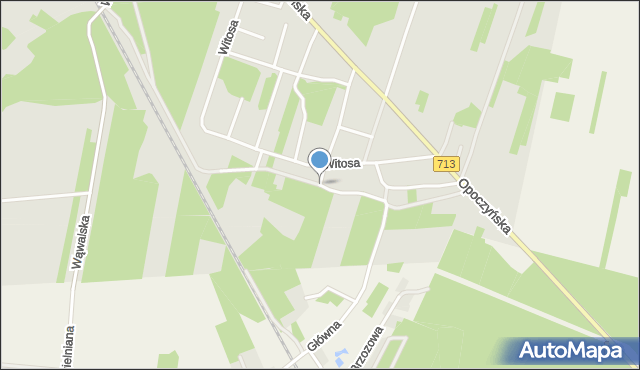 Tomaszów Mazowiecki, Peryferyjna, mapa Tomaszów Mazowiecki