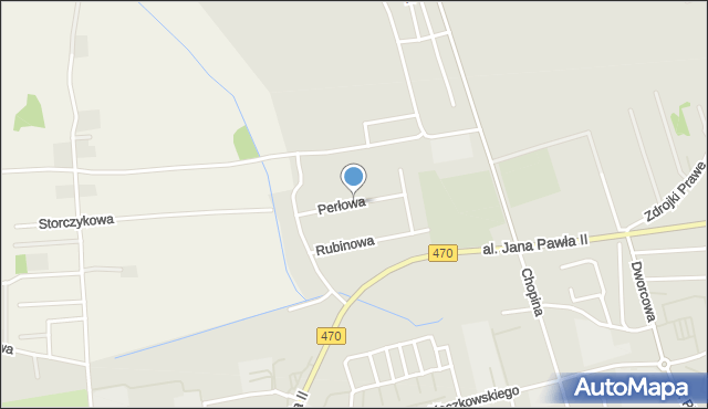 Turek, Perłowa, mapa Turka