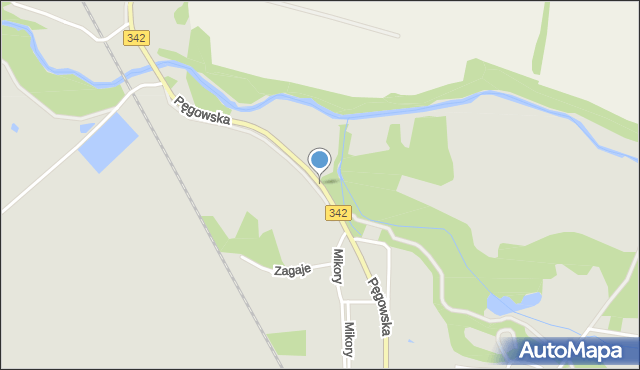 Wrocław, Pęgowska, mapa Wrocławia