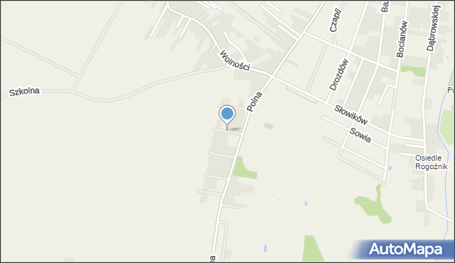 Bobrowniki powiat będziński, Piłkarska, mapa Bobrowniki powiat będziński