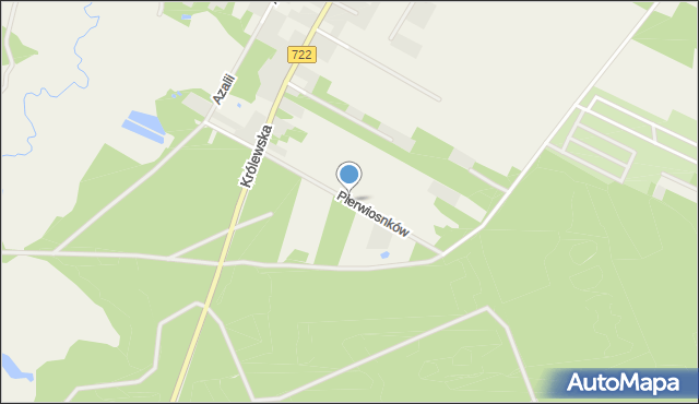 Bogatki, Pierwiosnków, mapa Bogatki