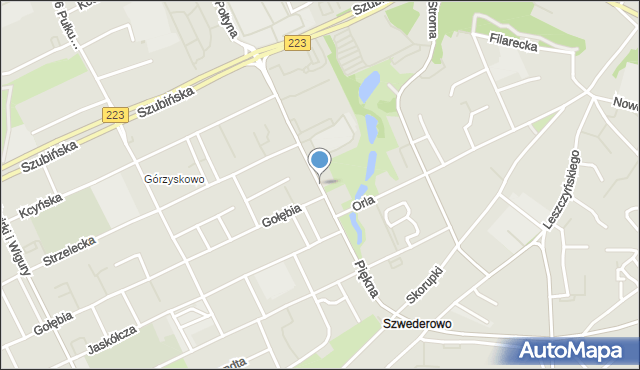 Bydgoszcz, Piękna, mapa Bydgoszczy