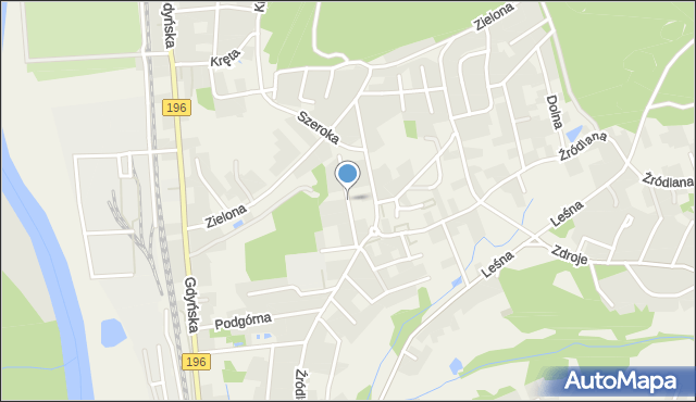 Czerwonak, Piaskowa, mapa Czerwonak