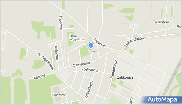 Dąbrowa Górnicza, Piastowska, mapa Dąbrowa Górnicza