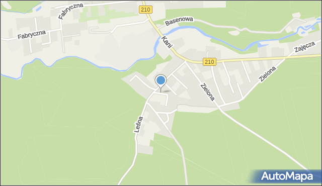 Dębnica Kaszubska, Pieczarkowa, mapa Dębnica Kaszubska