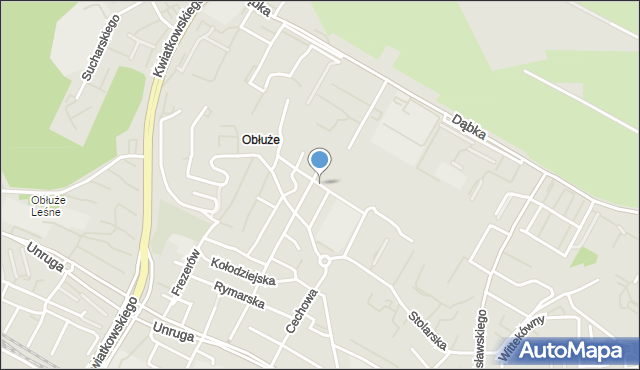 Gdynia, Piekarska, mapa Gdyni