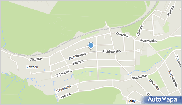 Gdynia, Piotrkowska, mapa Gdyni