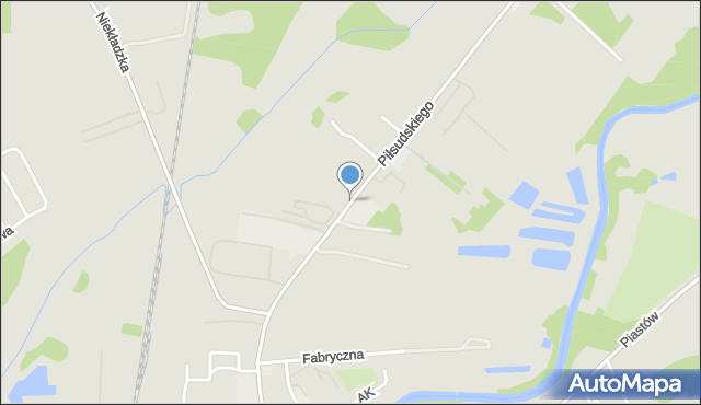 Gryfice, Piłsudskiego Józefa, marsz., mapa Gryfice