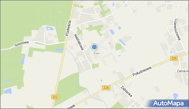 Jagatowo, Pieczarkowa, mapa Jagatowo