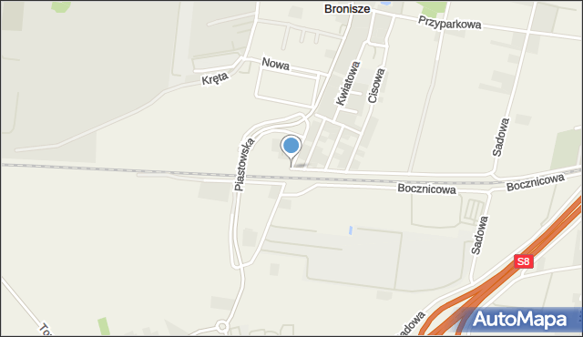 Jawczyce gmina Ożarów Mazowiecki, Piastowska, mapa Jawczyce gmina Ożarów Mazowiecki