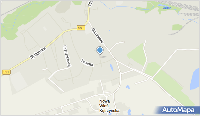 Kętrzyn, Pieniężnego Seweryna, mapa Kętrzyn