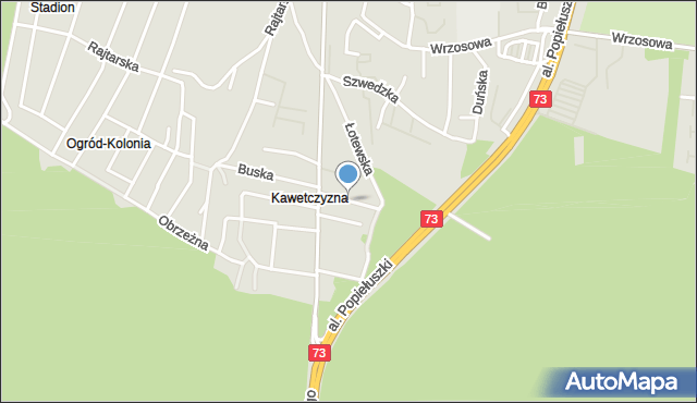 Kielce, Pińczowska, mapa Kielc