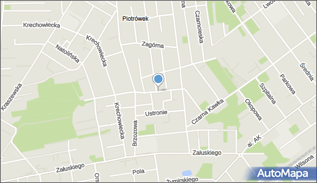 Kobyłka, Pionierska, mapa Kobyłka