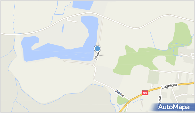 Kunice powiat legnicki, Piwna, mapa Kunice powiat legnicki