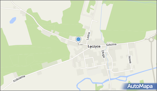 Łęczyce powiat wejherowski, Piaskowa, mapa Łęczyce powiat wejherowski