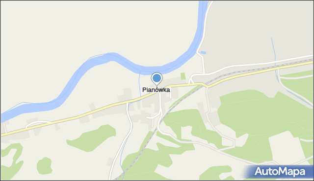 Pianówka, Pianówka, mapa Pianówka