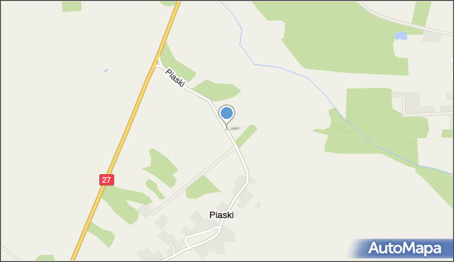 Piaski gmina Świdnica, Piaski, mapa Piaski gmina Świdnica