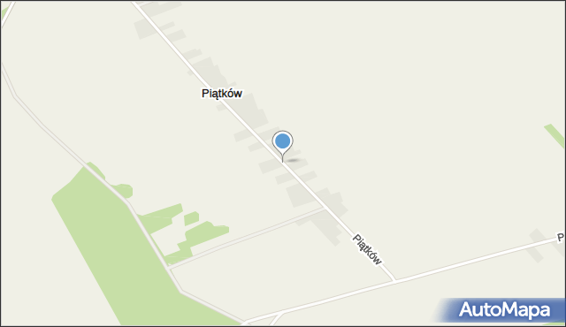Piątków, Piątków, mapa Piątków