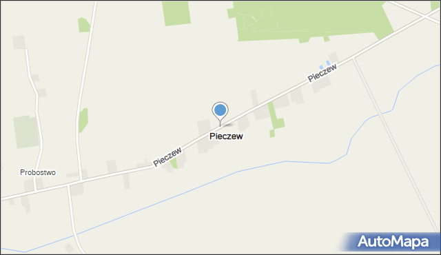 Pieczew, Pieczew, mapa Pieczew