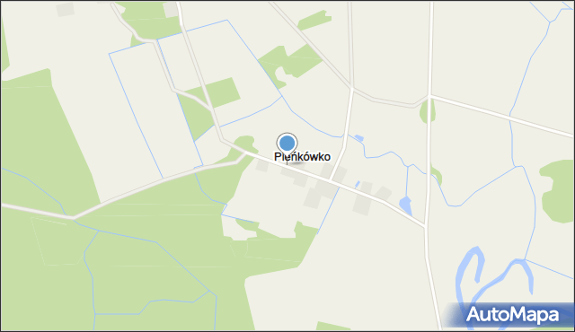 Pieńkówko, Pieńkówko, mapa Pieńkówko